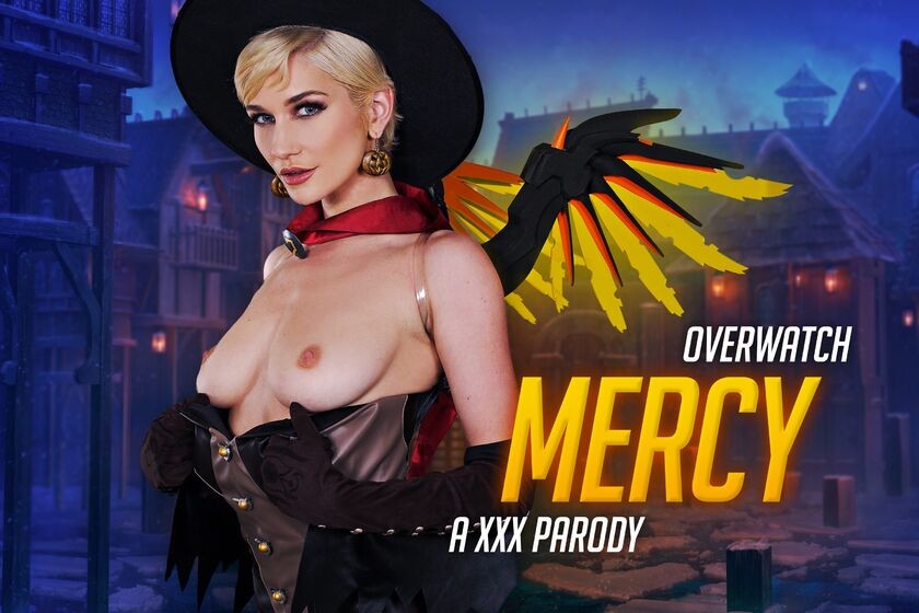 Skye Blue in Overwatch Mercy XXX VR Parody