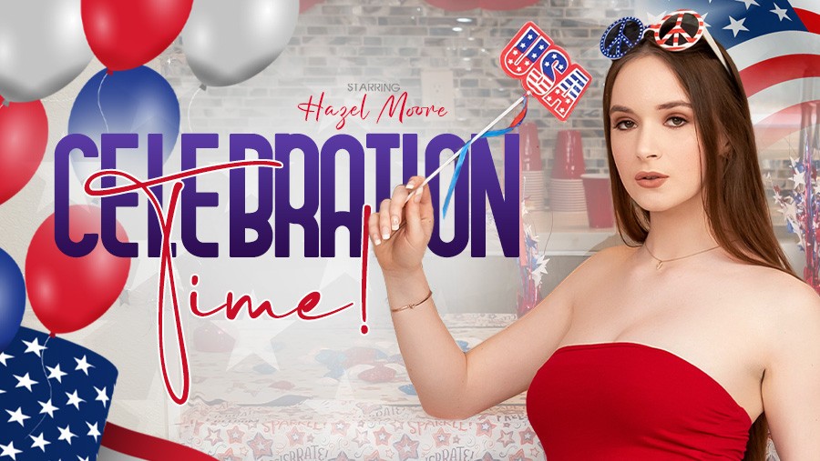 Hazel Moore in Patriotic VR Celebration