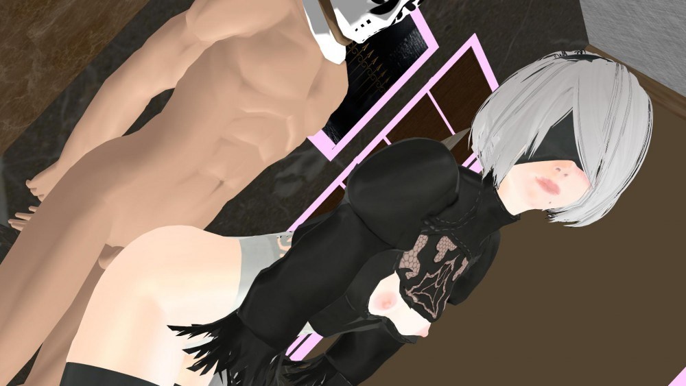 Nier Automata 2B Thighjob Buttjob VR Parody