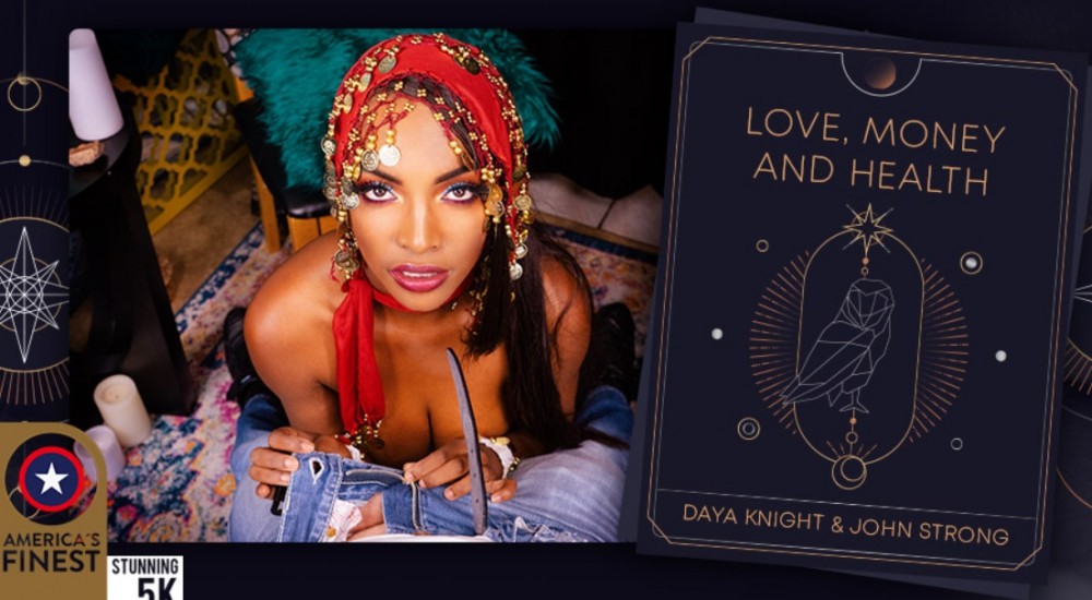 Daya Knight in Steamy VR Romance Scene