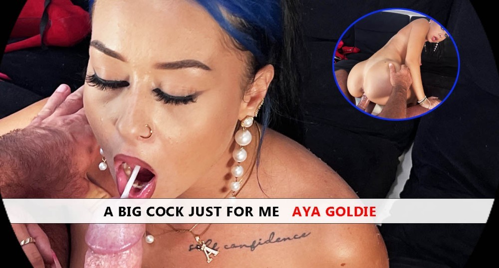 Aya Goldie Craves Big Cock in Hot VR Scene