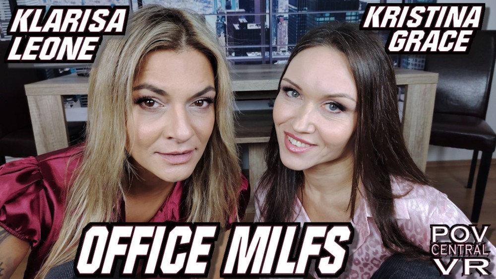 Klarisa Leone & Kristina Grace: Office MILF Fantasy