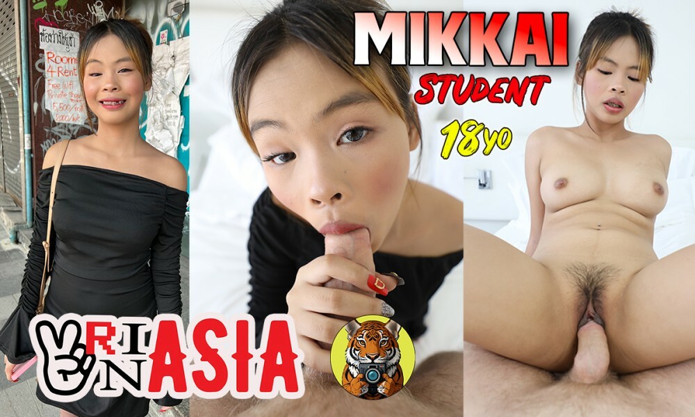 Cute Thai Student Mikkai in Steamy VR Action