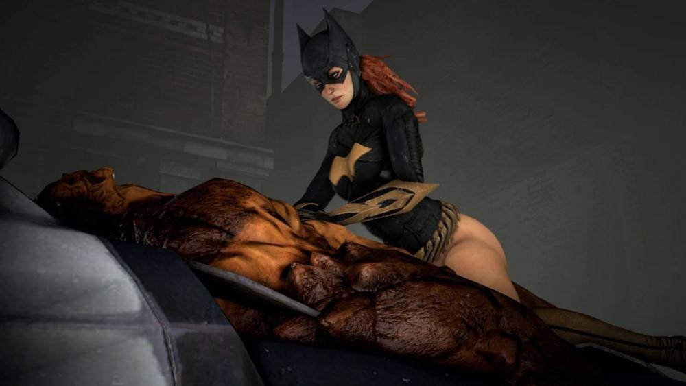 Batgirl Dominates Clayface in Epic XXX Parody