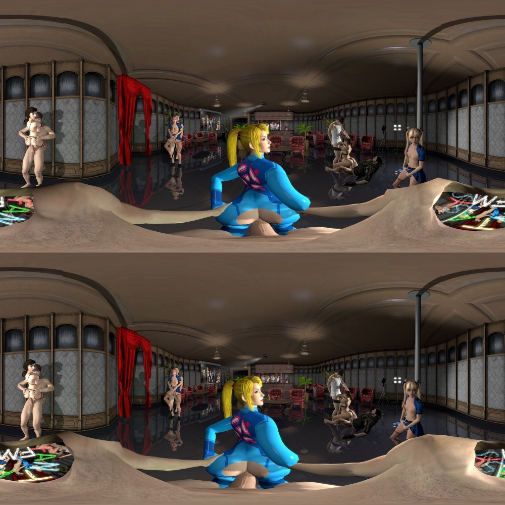 Samus Aran Doggystyle 360 Orgy VR Parody