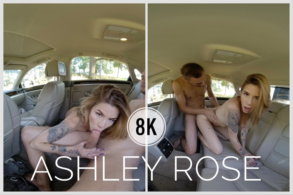 Ashley Rose Wild Car Sex POV Adventure