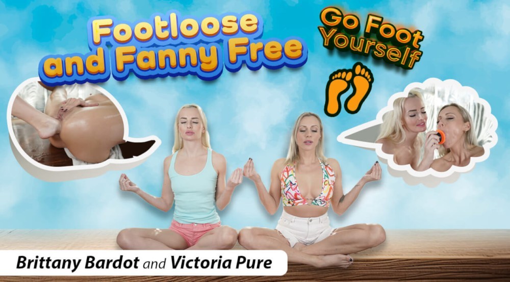 Brittany Bardot & Victoria Pure Foot Fetish Frenzy