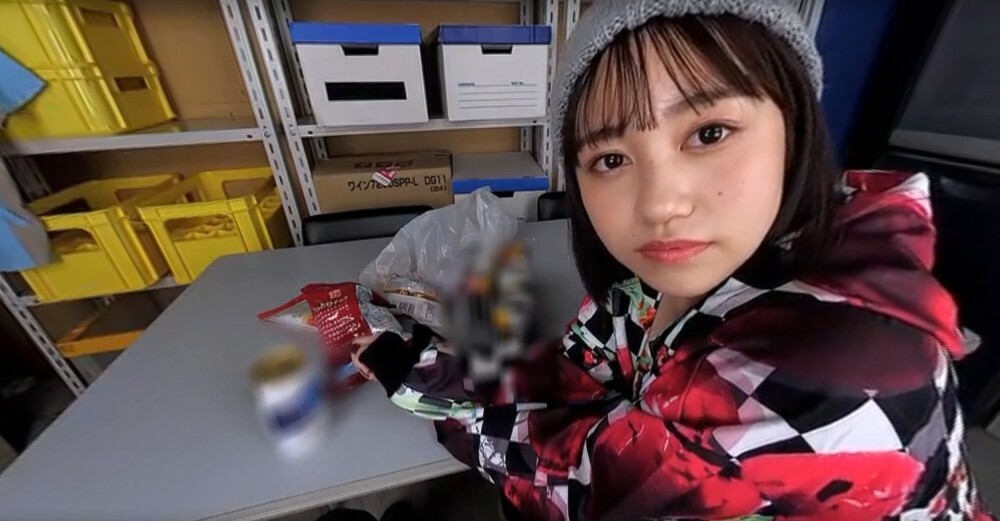 Sex Until Morning With A Girl With Big F-Cup Tits Who Works Part-Time With Me P1