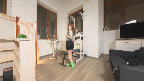 Bella Beatrice in Gym