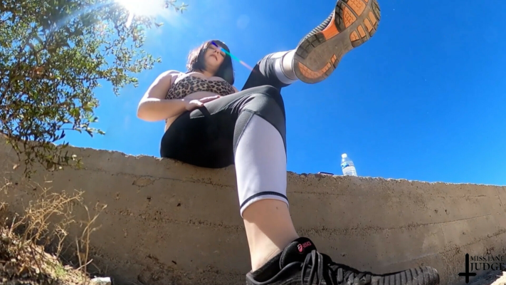 Evil Giantess Torments Tinies Hiking - Image 1