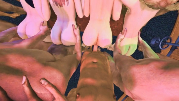 Wild VR Party Orgy with Ayane and Friends - Image 1