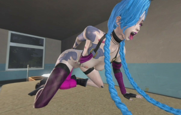 Jinx Solo Action in League of Legends XXX Parody - Image 5