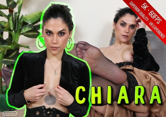 Chiara's Sensual Smoking and Stockings Tease - Image 3