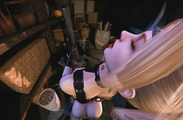 Rachel's Intense Dead or Alive Parody Action - Image 2