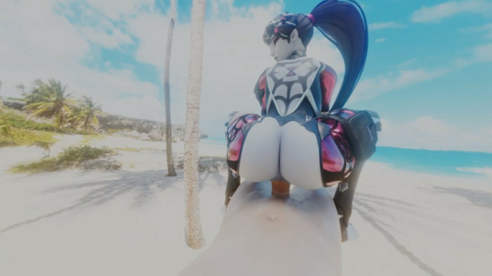 Widowmaker Reverse Cowgirl XXX Parody in 4K - Image 1