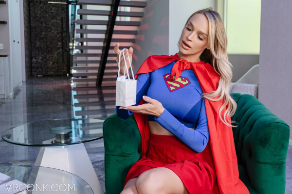 Supergirl VR Parody with Emma Hix in 8K - Image 1