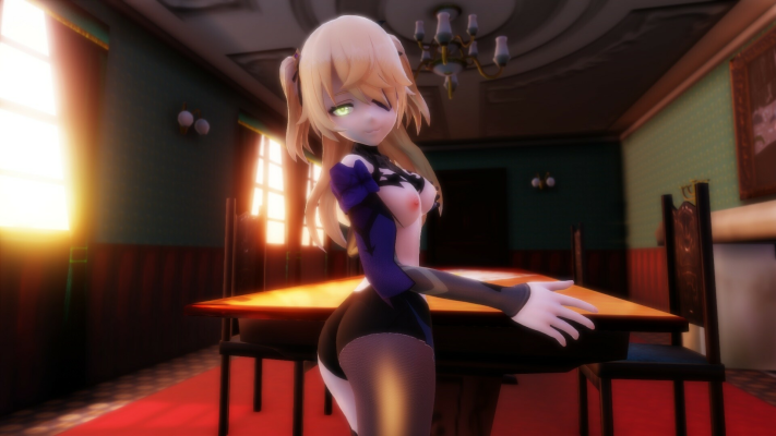Fischl Fucked Hard on Table - Genshin Impact XXX - Image 5
