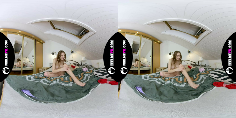 Nude Photoset Virtual Reality Backstage With Pretty Big Tits Girl Lina - Image 1