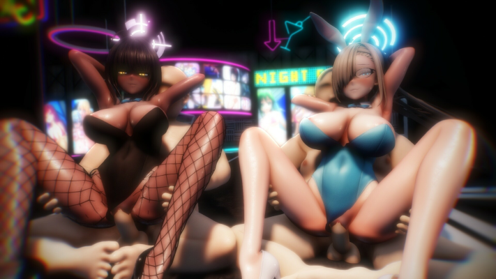 Blue Archive Club Orgy: Anime VR Parody - Image 4