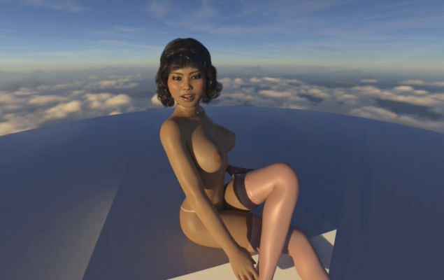 Curls In The Sun: Sexy CGI Animation 4K - Image 1