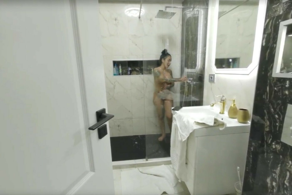 Mistress Kennya BDSM Shower Fantasy Peek - Image 2