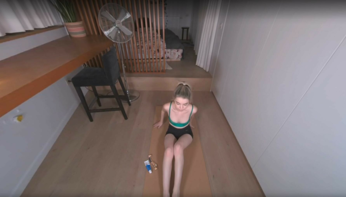 Lina Roselina in Hot Teen Yoga Passion - Image 1