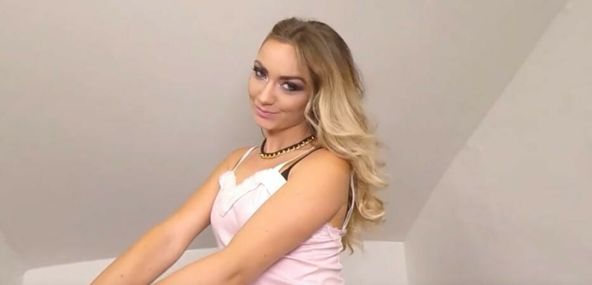 Victoria Puppy Solo with Bunny Pink Dildo - Image 5