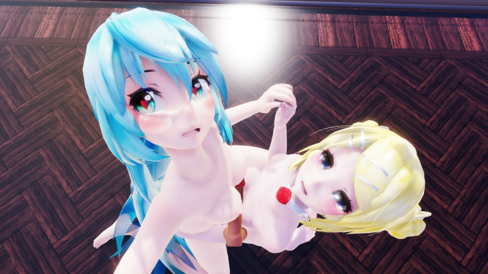 Vocaloid Miku and Rin Double Passion in 4K - Image 5