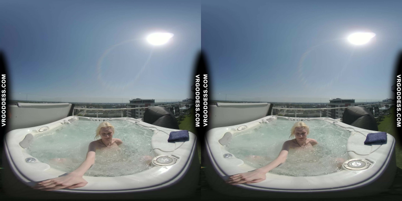 Penthouse Rooftop Jacuzzi Hot Ingrida Smoking And Masturbating In The Sun - Image 8