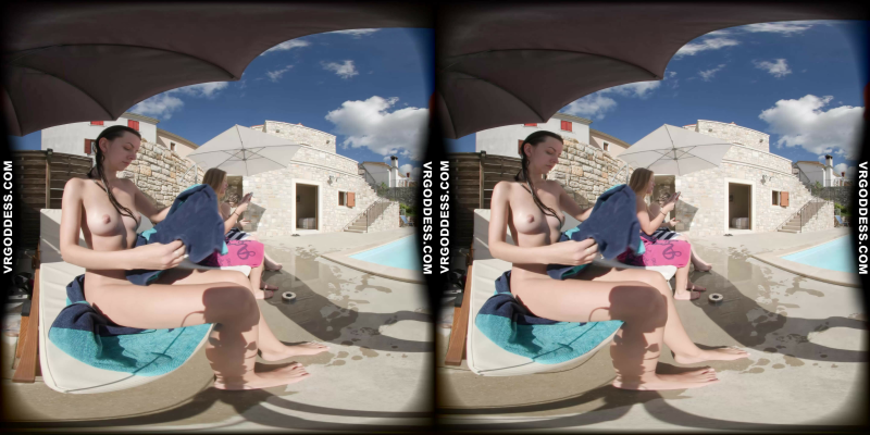 Kristina Emmux & Rebeka Ruby Poolside Seduction - Image 10