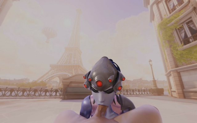 Widowmaker Blowjob Parody in Stunning 4K - Image 1