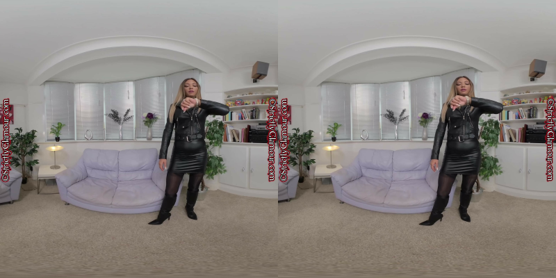 Natalia Forrest Leather Biker MistressClass Performance JOI - Image 1