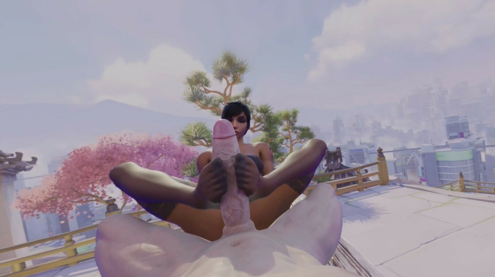 Pharah Overwatch XXX Parody Feet Fantasy - Image 5