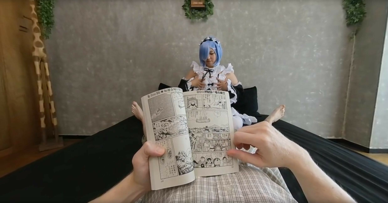 Rem's Anime Girlfriend VR Seduction in 4K - Image 1