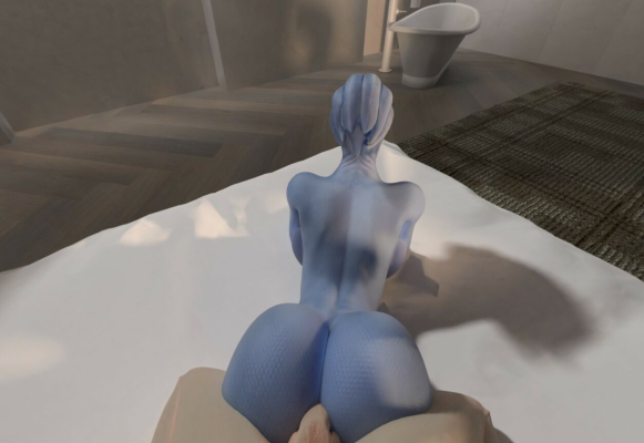 Liara Prone Bone 3D VR 180 SBS XXX Parody - Image 2