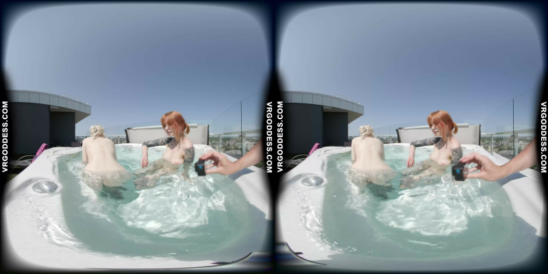 Lily Angelic & Cherri in Sensual Rooftop Play - Image 7