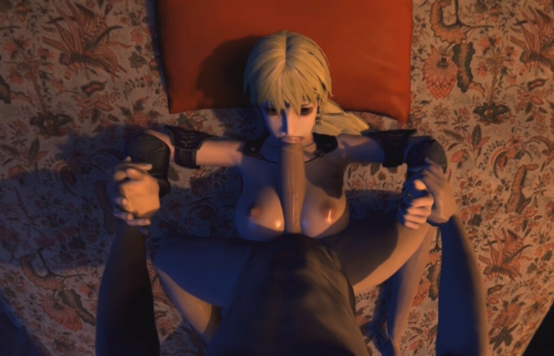 Sophitia's Wild Mouthful in Soul Calibur Parody - Image 5