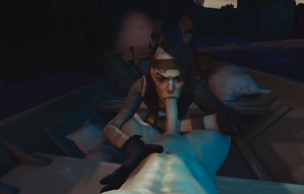 Lizzy Dominates in Dishonored XXX Parody 4K - Image 1